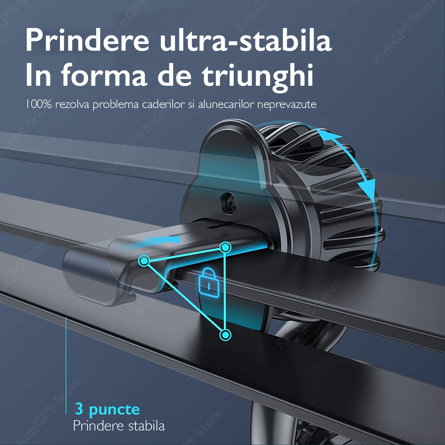 Suport telefon auto magnetic Loowoko Fix IT Long Suport telefon auto magnetic Loowoko Fix IT Long